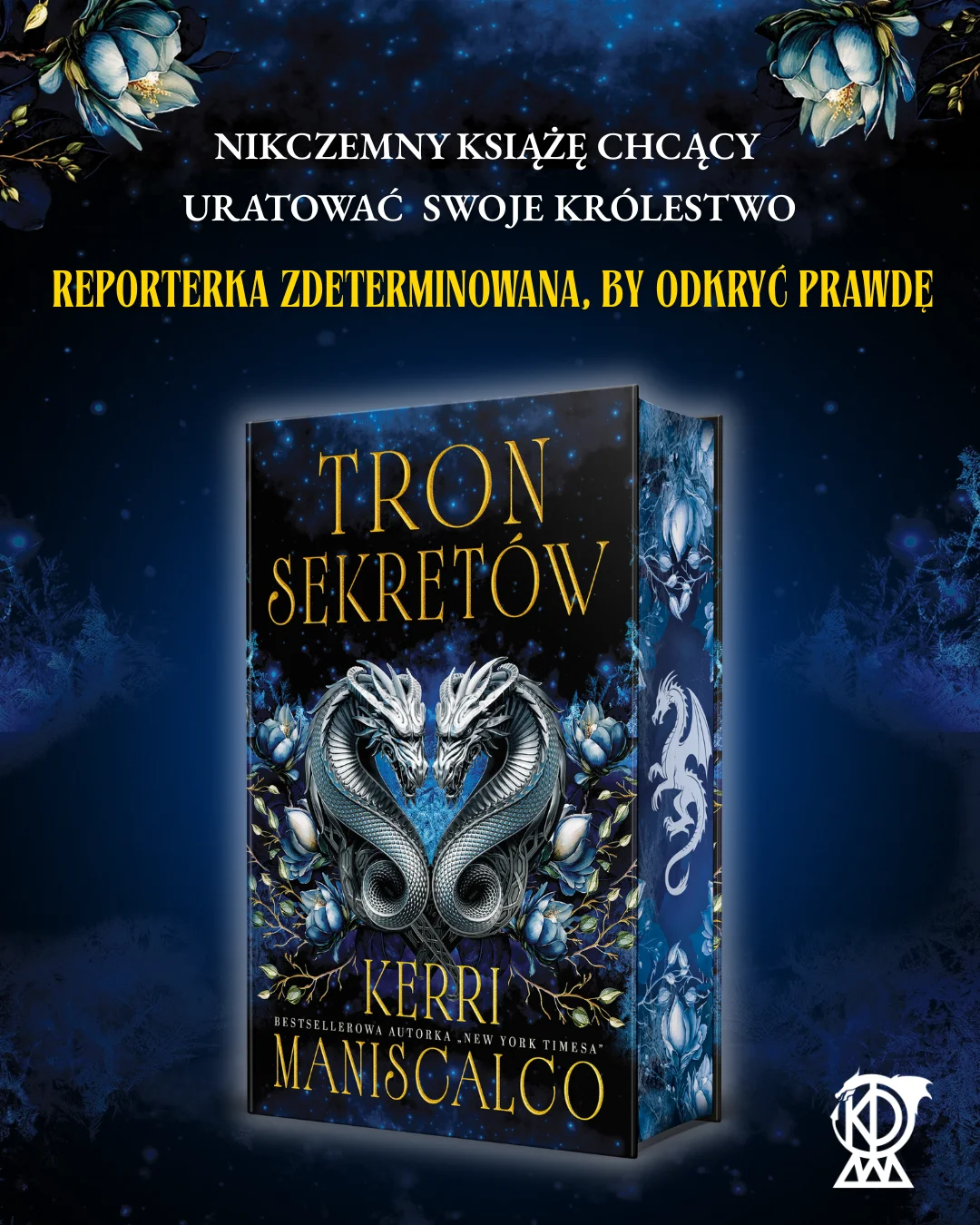 Okładka książki Tron sekretów Kerri Maniscalco